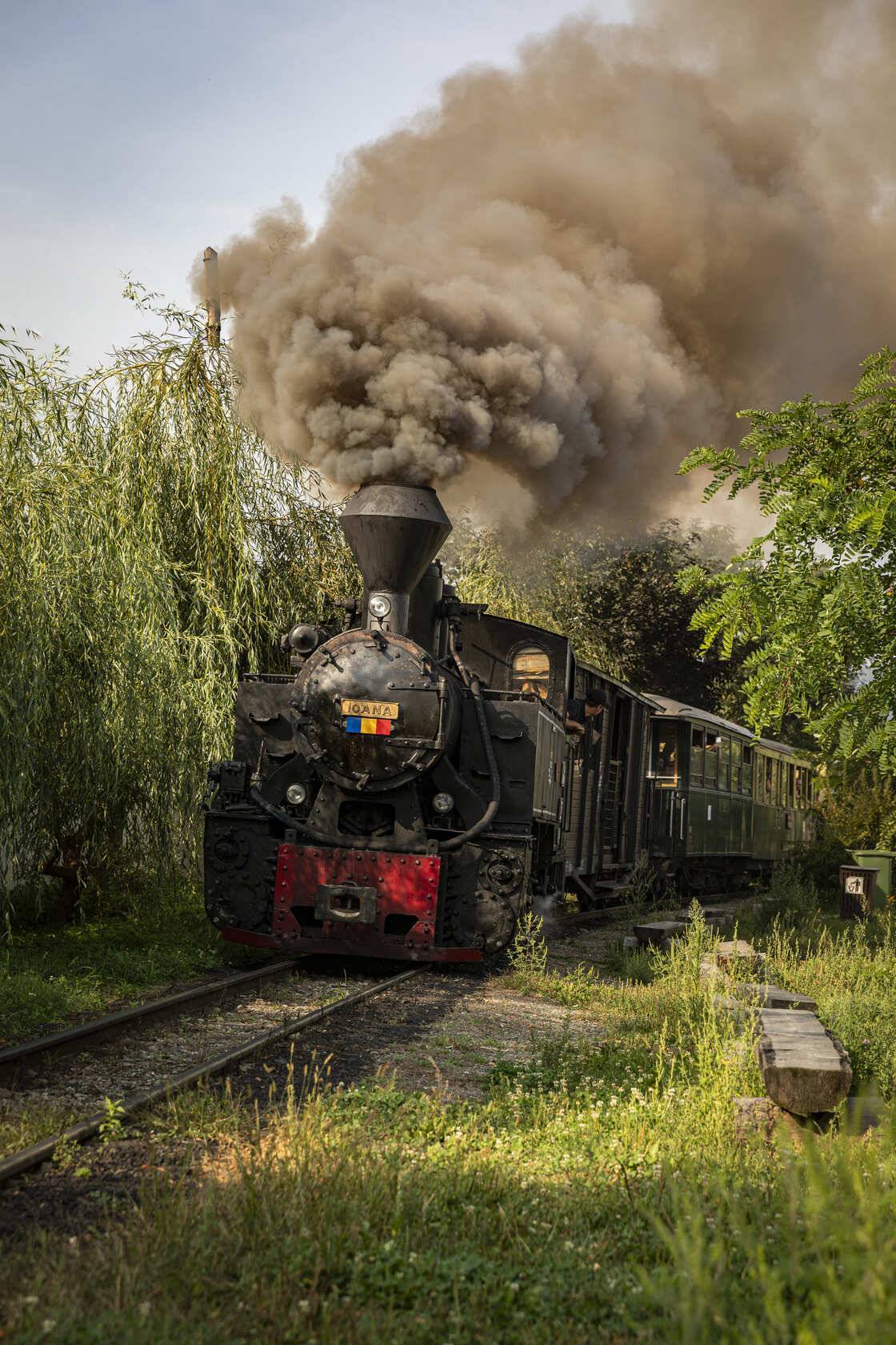 Transylvania steam train.
