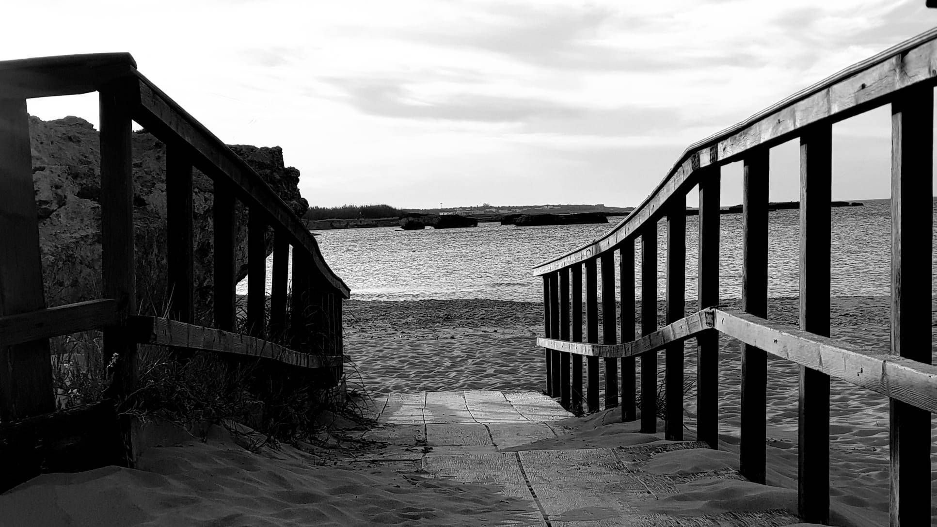 Scorcio di spiaggia nel Salento