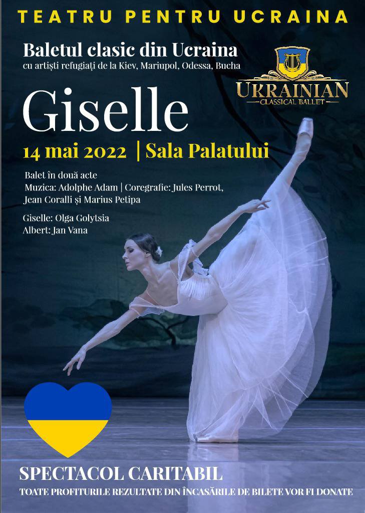 <p>14 Maggio 2022 Teatro Palatului - Bucarest</p><p><a href="https://salapalatului.ro/" target="_blank" rel="noopener">Sito web del teatro</a>&nbsp;</p>