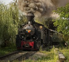 Transylvania steam train.
